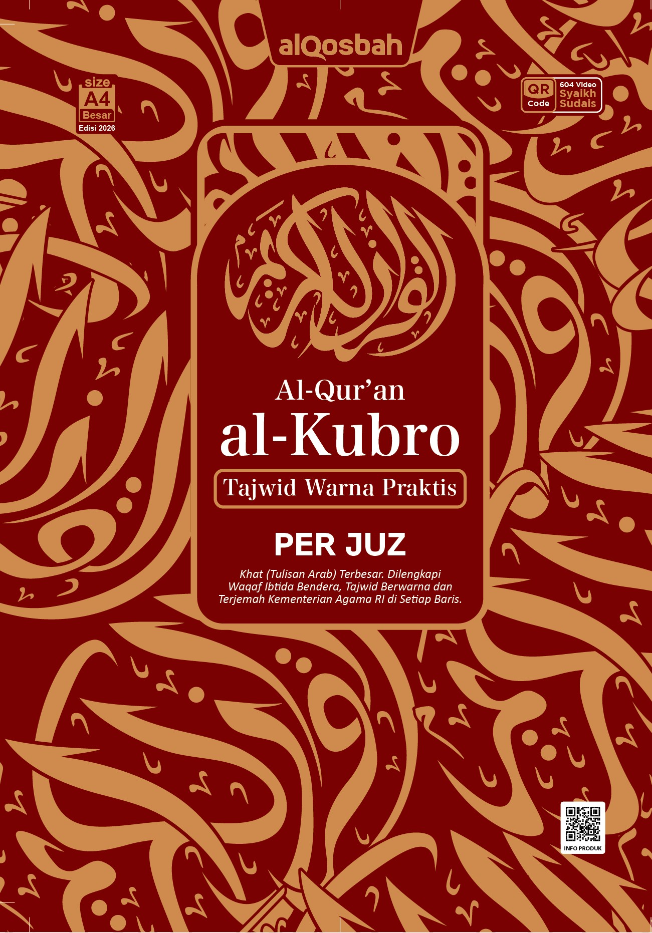 Al-Qur’an Al-Kubro Tajwid Warna Praktis Per Juz A4
